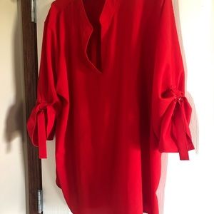 Ladies lightweight XL red top